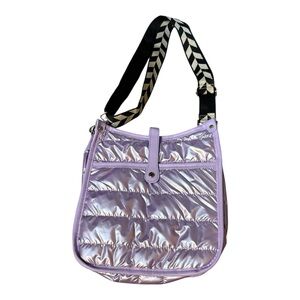 Chic Bubble Stylish Purple Purse with trendy strap